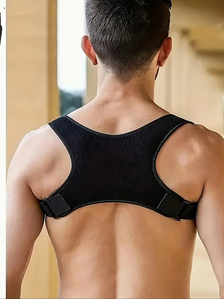 Adjustable Posture Corrector Back Support Belt- Breathable, Non-Slip, Ergonomic Support for Improved Posture, Suitable for Sitti