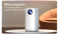 Smart Projector WIFI Mini Portable Home Theater Mobile Phone Same Screen Projector Support 4K LED Home Video Projector &Speaker