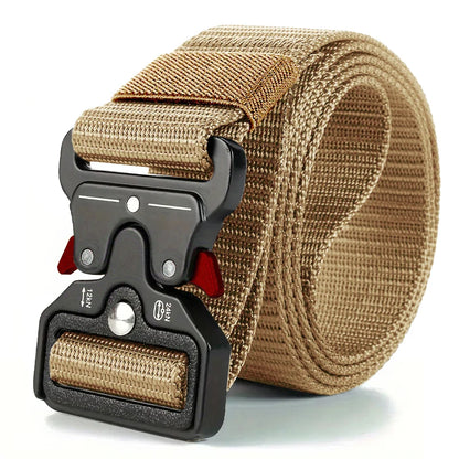 Tactical Waist Belt - Durable Automatic Buckle, Perfect for Outdoor Adventures, Unisex Accessories for Men and Women