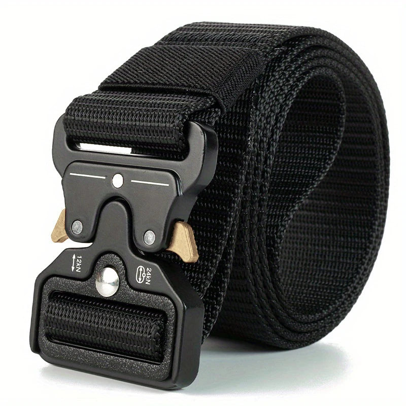 Tactical Waist Belt - Durable Automatic Buckle, Perfect for Outdoor Adventures, Unisex Accessories for Men and Women