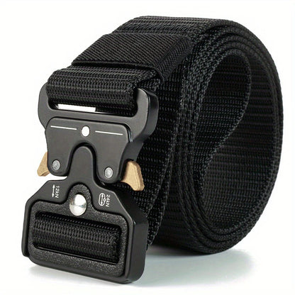 Tactical Waist Belt - Durable Automatic Buckle, Perfect for Outdoor Adventures, Unisex Accessories for Men and Women