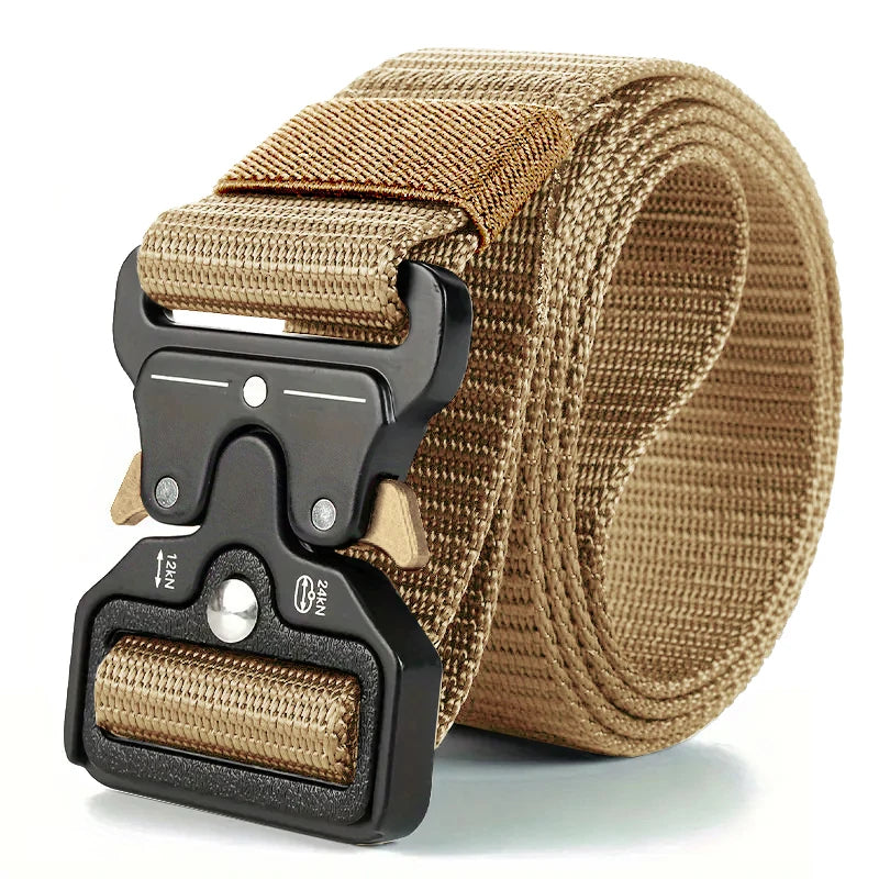 Tactical Waist Belt - Durable Automatic Buckle, Perfect for Outdoor Adventures, Unisex Accessories for Men and Women