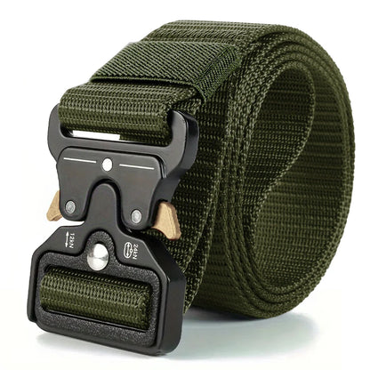 Tactical Waist Belt - Durable Automatic Buckle, Perfect for Outdoor Adventures, Unisex Accessories for Men and Women