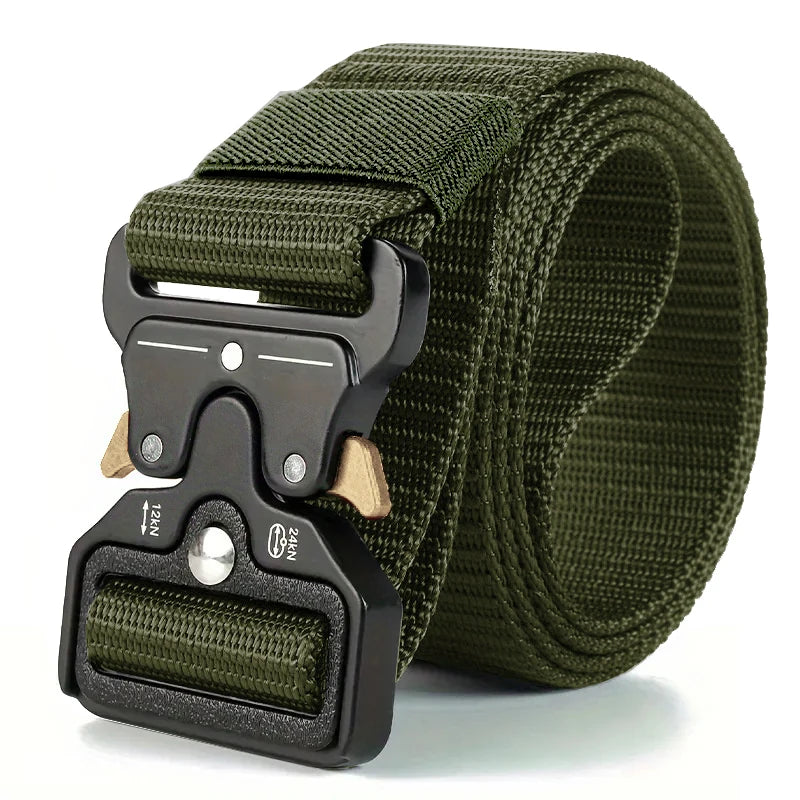 Tactical Waist Belt - Durable Automatic Buckle, Perfect for Outdoor Adventures, Unisex Accessories for Men and Women