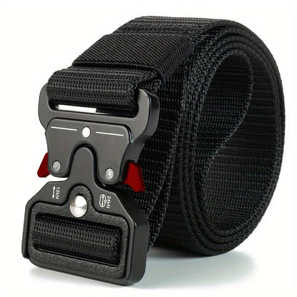 Tactical Waist Belt - Durable Automatic Buckle, Perfect for Outdoor Adventures, Unisex Accessories for Men and Women