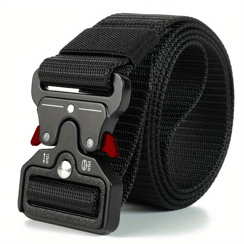 Tactical Waist Belt - Durable Automatic Buckle, Perfect for Outdoor Adventures, Unisex Accessories for Men and Women