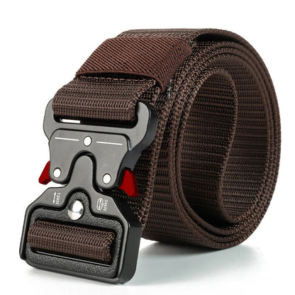 Tactical Waist Belt - Durable Automatic Buckle, Perfect for Outdoor Adventures, Unisex Accessories for Men and Women