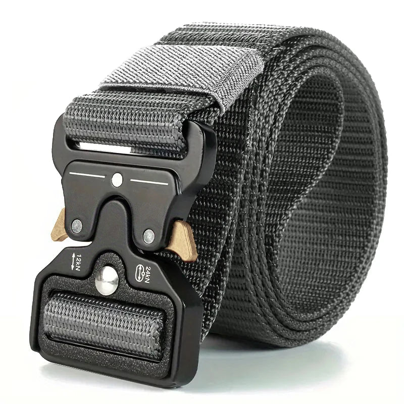 Tactical Waist Belt - Durable Automatic Buckle, Perfect for Outdoor Adventures, Unisex Accessories for Men and Women